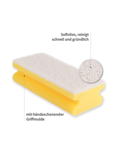 Kratzfreier Schwamm